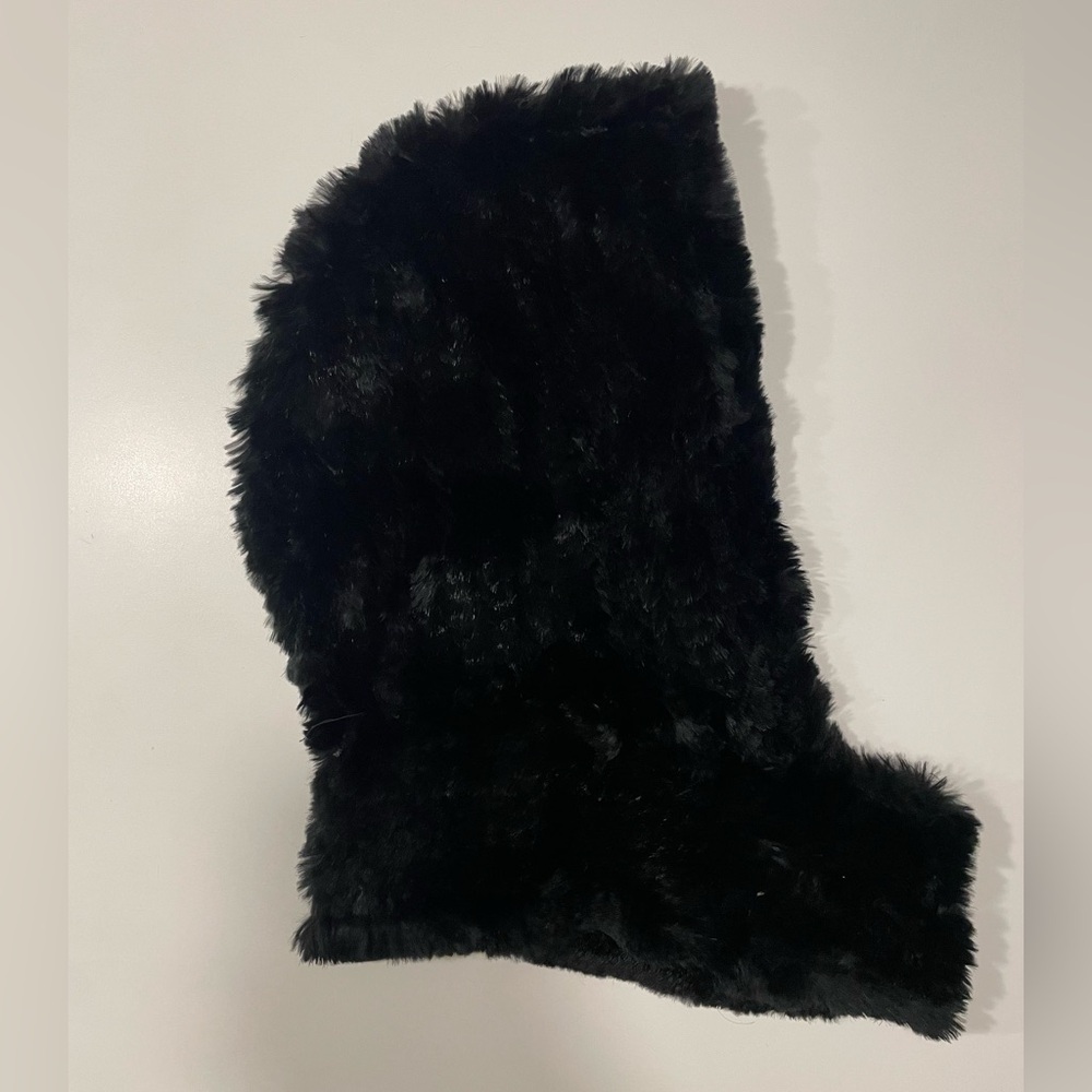 Yves Salomon Rabbit Fur Balaclava